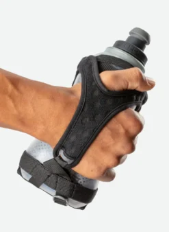 Nathan Quick Squeeze View 18oz Insulated Handheld Bottle - Black/Marine Blue -Camping Series Store NS70380 30 d 72518.1665600658