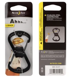 Nite Ize Ahhh Stainless Bottle Opener - Black