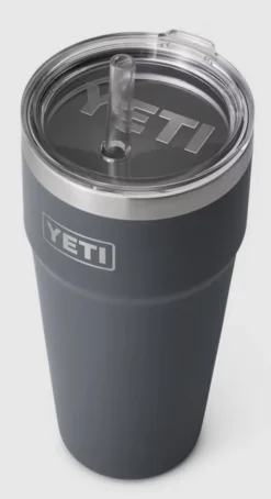 Yeti Rambler 26oz Straw Cup - Charcoal -Camping Series Store Yeti 26oz Stackable Cup C 33508.1682109656