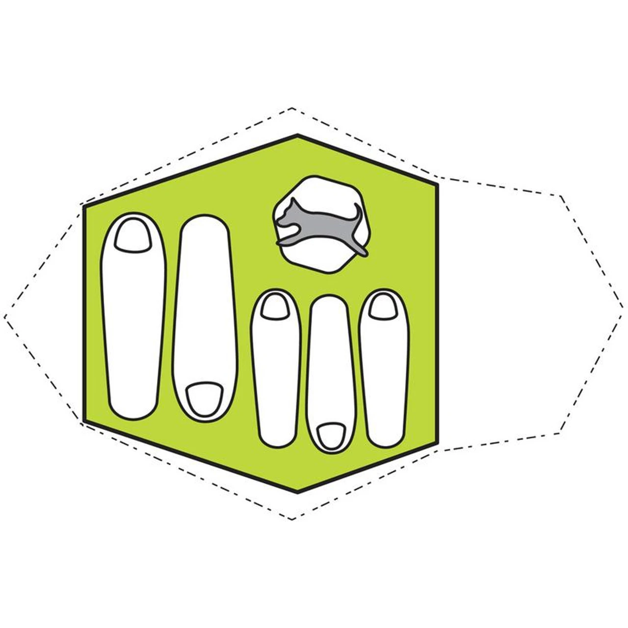 Conifer 5+ Tent - Olympic Blue 7 Conifer 5+ Tent - Olympic Blue - Image 7