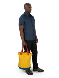 Osprey Daylite Tote Pack - Silver Lining/Blueberry -Camping Series Store daylitetotepack s23 body8 dazzleyellowventuriblue on fig man 31176.1681412709