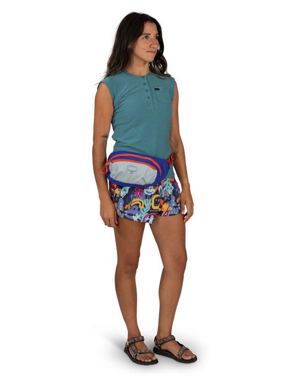 Osprey Daylite Waist Pack - Dazzle Yellow/Venturi Blue 3 Osprey Daylite Waist Pack - Dazzle Yellow/Venturi Blue - Image 3