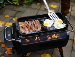 Biolite FirePit Griddle - Black -Camping Series Store fpe0100 biolite firepit griddle d 87164.1651851803