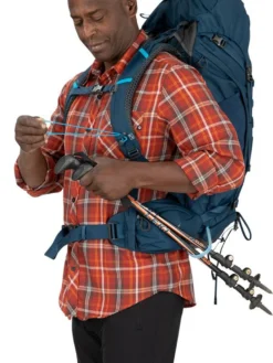 Osprey Kestrel 48 L/XL Backpack - Bonsai Green -Camping Series Store kestrel48l s23 detail13 atlasblueheather 56189.1681485510