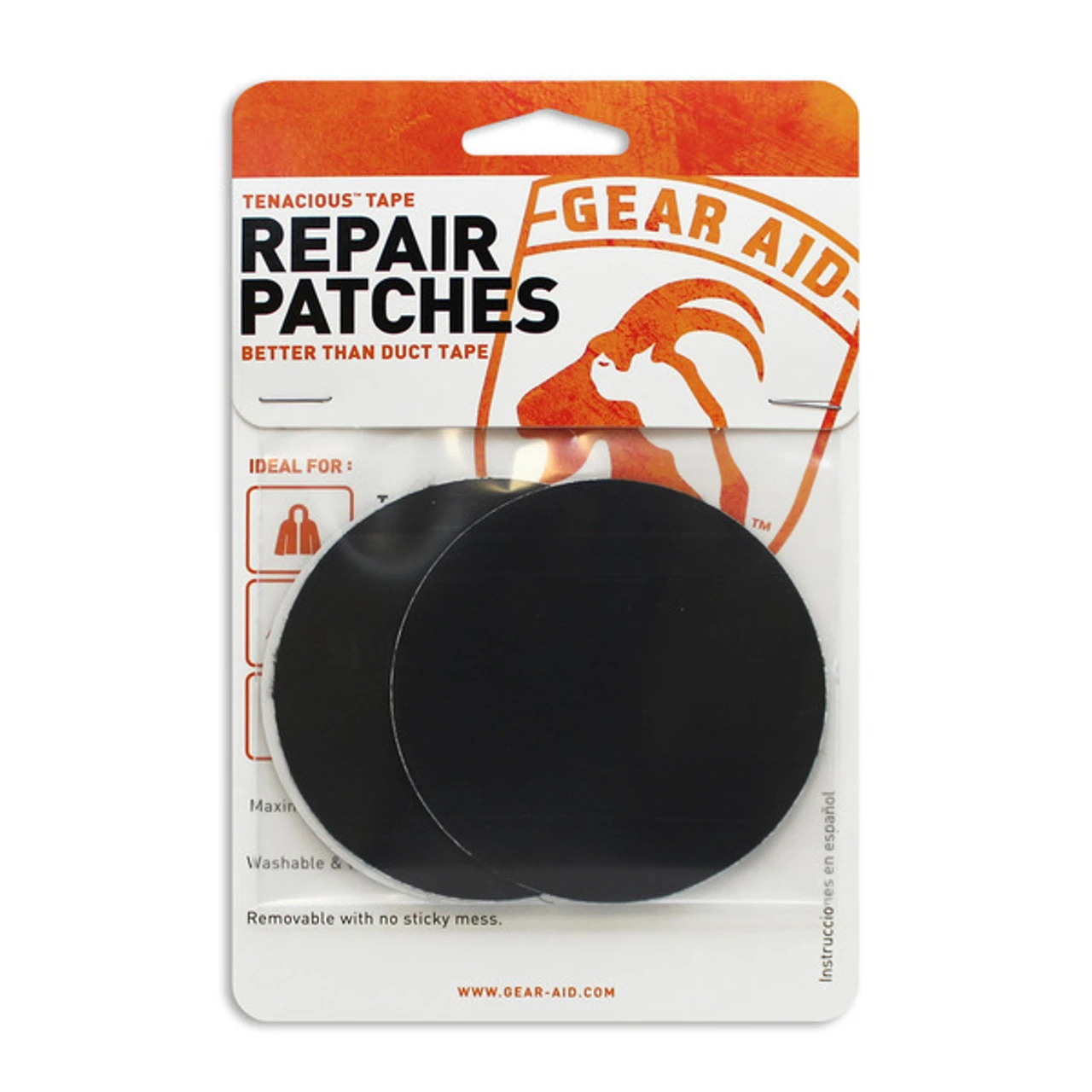 GEAR AID Tenacious Tape Repair Patches - Orange 1 GEAR AID Tenacious Tape Repair Patches - Orange