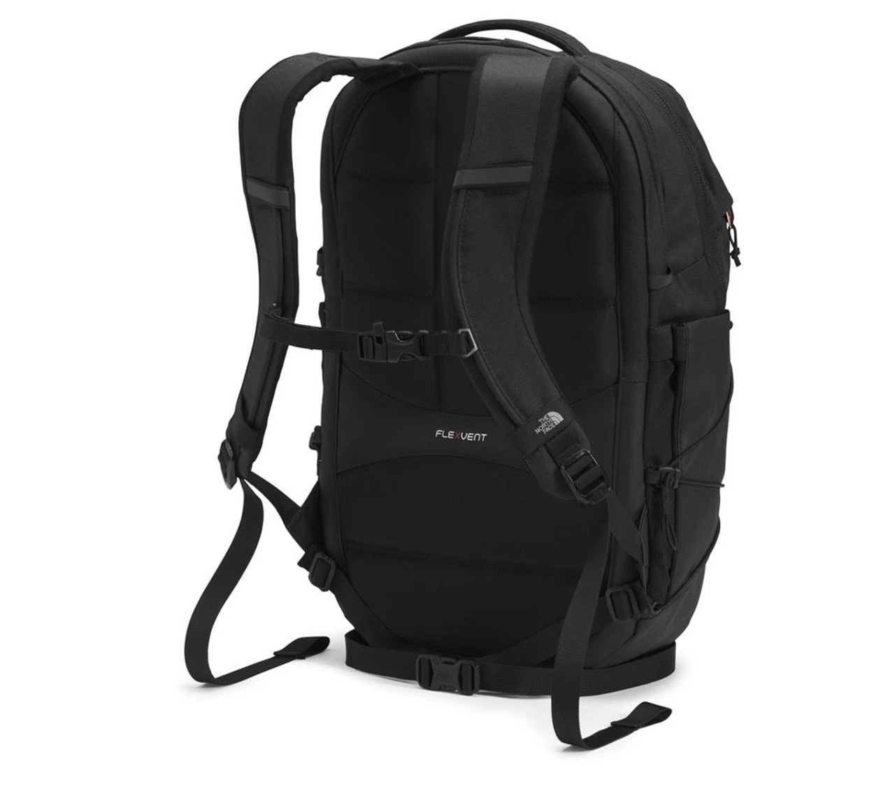 The North Face Women`s Borealis Backpack - TNF Black Heather/Burnt Coral Metallic 3 The North Face Women`s Borealis Backpack - TNF Black Heather/Burnt Coral Metallic - Image 3