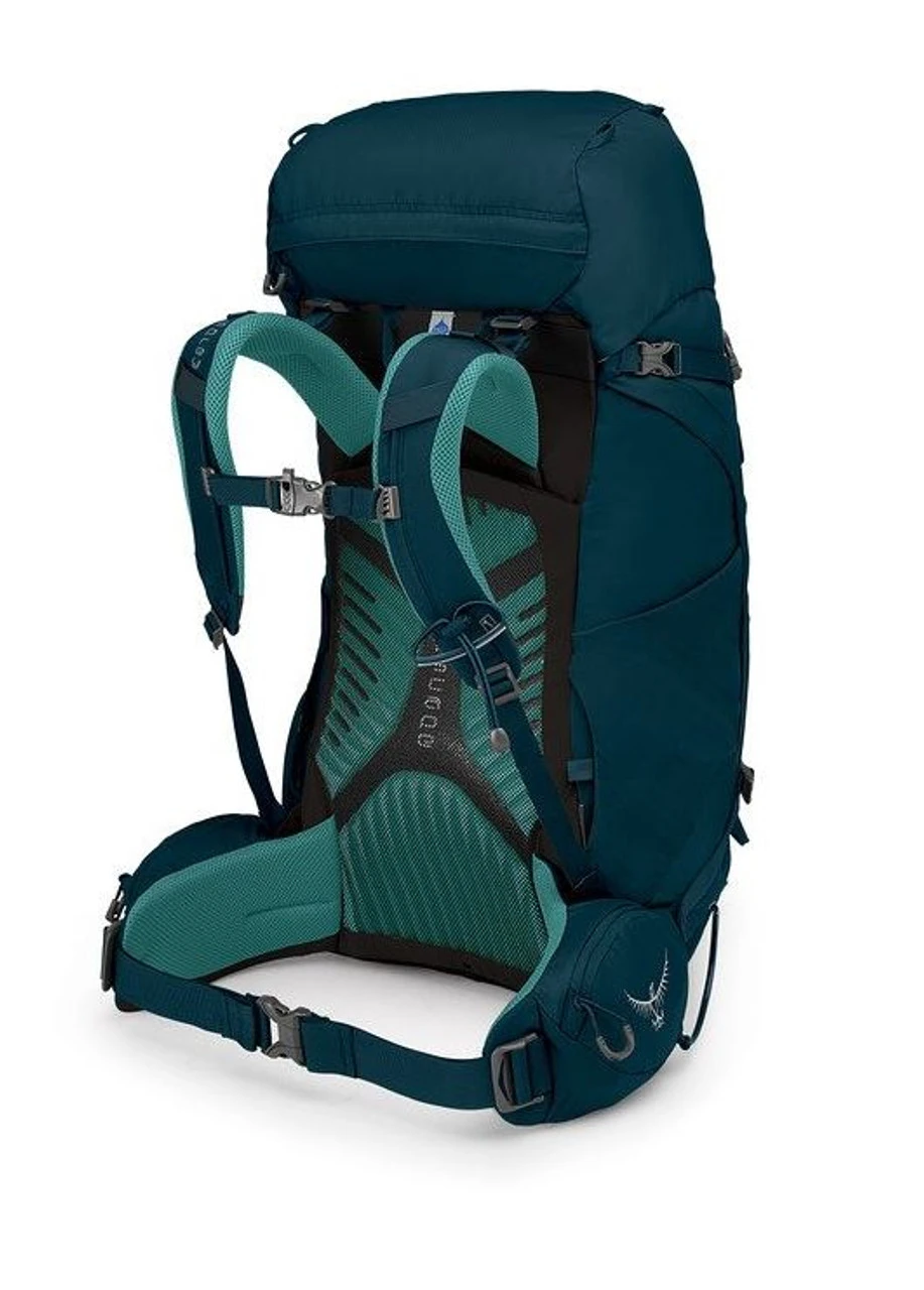 Osprey Women's Kyte 46 Small/Medium Backpack - Icelake Green 2 Osprey Women's Kyte 46 Small/Medium Backpack - Icelake Green - Image 2
