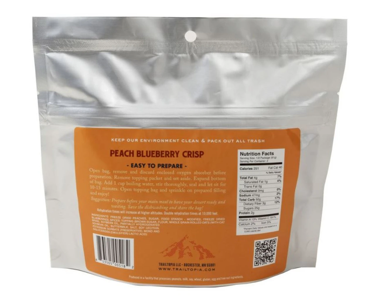 Peach Blueberry Crisp - N/A 3 Peach Blueberry Crisp - N/A - Image 3