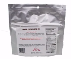 Ginger Chicken Stir Fry With Rice (Single Serving) - N/A -Camping Series Store trailtopia 704190 ginger chicken stir fry with rice c 52051.1585076818