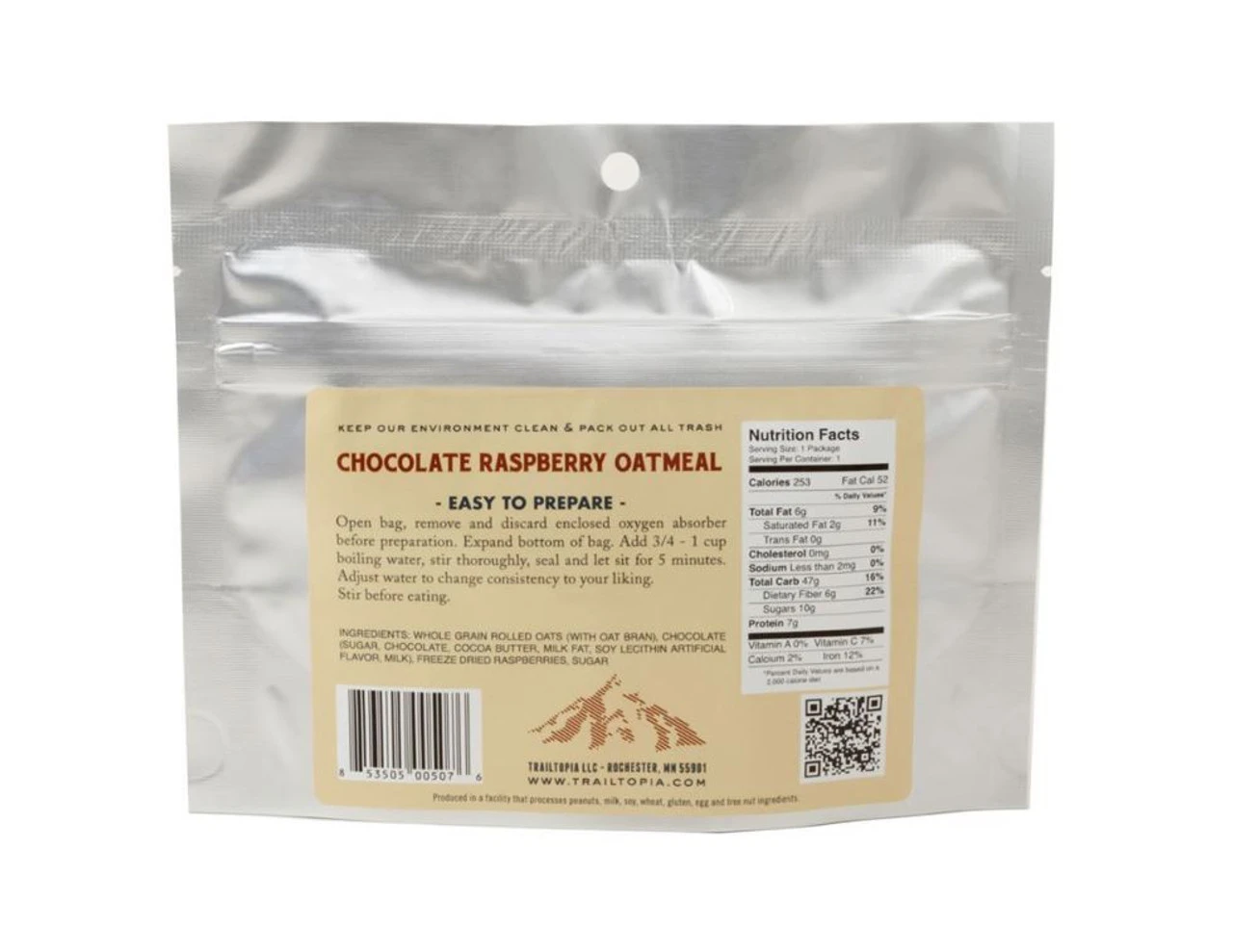 Raspberry Chocolate Oatmeal - N/A 3 Raspberry Chocolate Oatmeal - N/A - Image 3